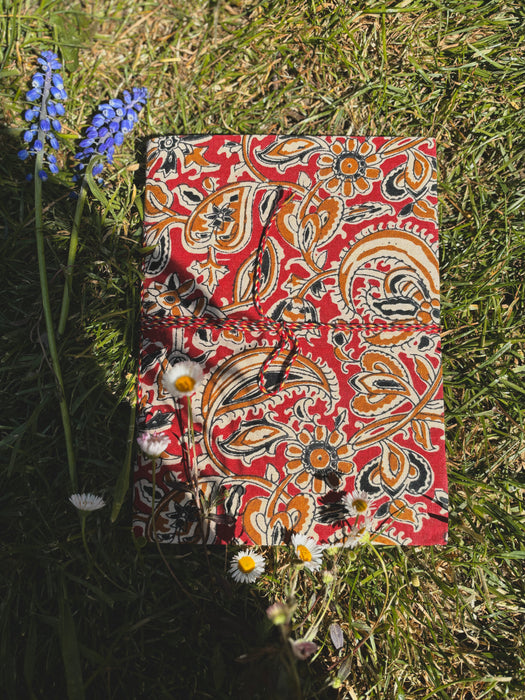 Block Print Cotton Pressed Notebook