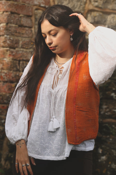 Kantha Teddy Gilet S/M