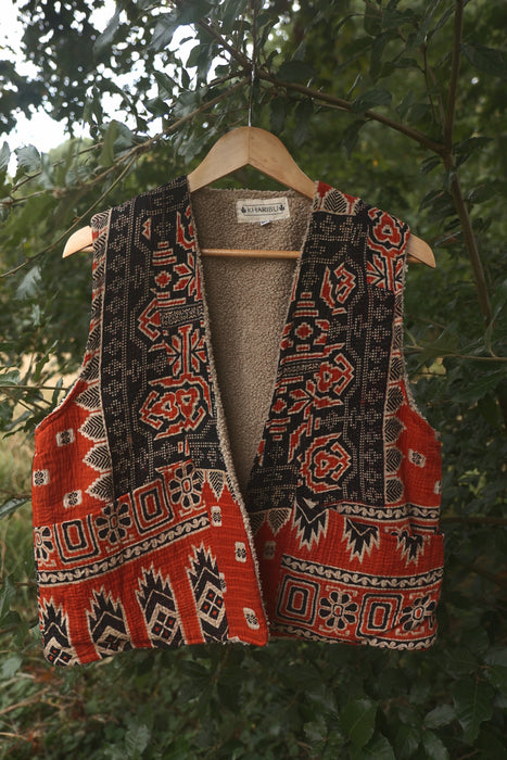 Kantha Teddy Gilet M/L