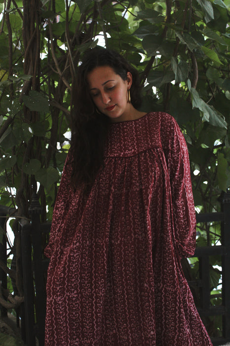 The Naazira Dress - Mulberry