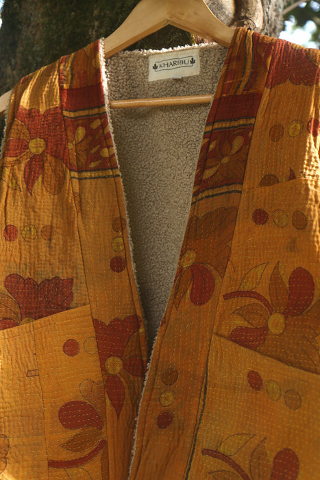 Kantha Teddy Gilet S/M