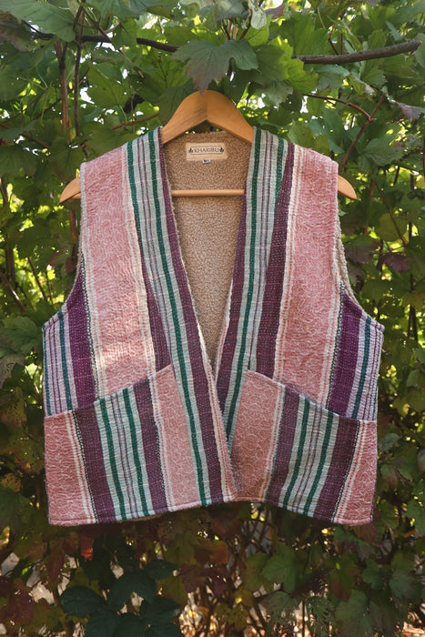 Kantha Teddy Gilet M/L
