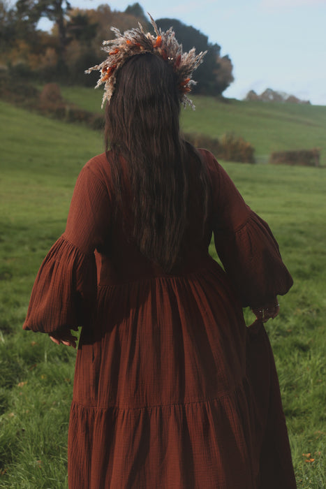 ✺ The Gaia Dress - Chestnut ✺