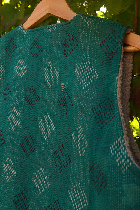 Kantha Teddy Gilet S/M