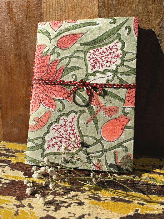 Block Print Cotton Notebook