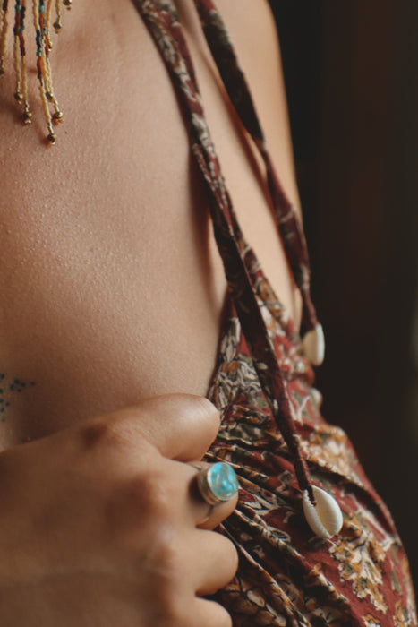 The Kalyani Midi Dress ~ Spiced Mulberry