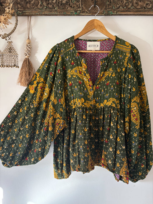 The Amrita Kantha Blouse - S