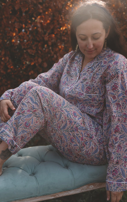Pyjama Set - Blue Meadow