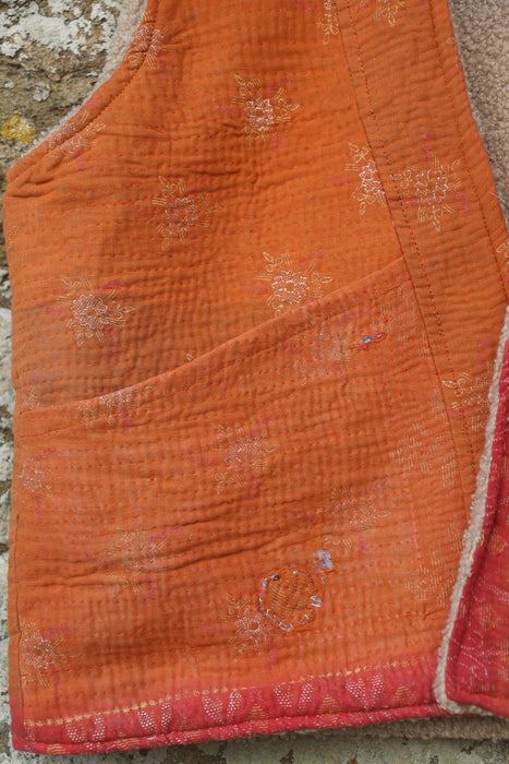 Kantha Teddy Gilet M/L