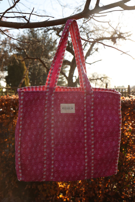 Block Print Quilted Bag