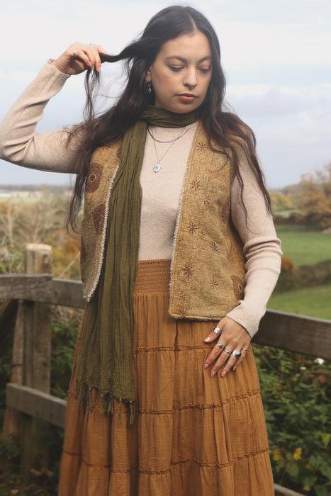 Kantha Teddy Gilet S/M