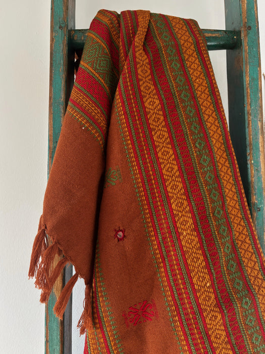The Avani Shawl - Rust