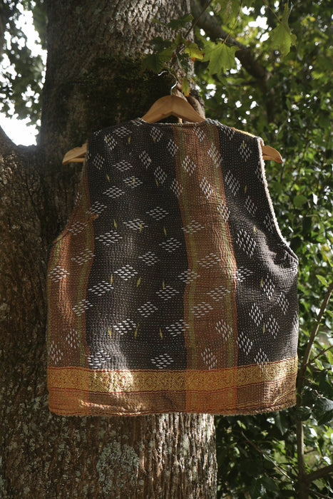 Kantha Teddy Gilet S/M