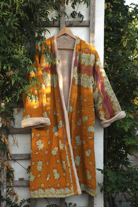 The Wanderlust Kantha Coat