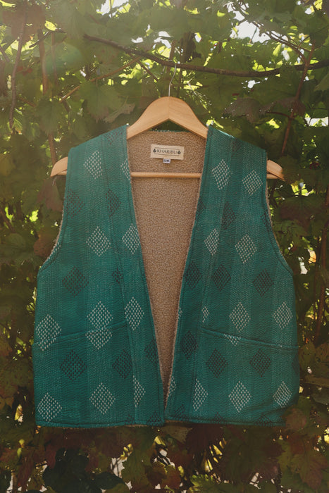 Kantha Teddy Gilet S/M