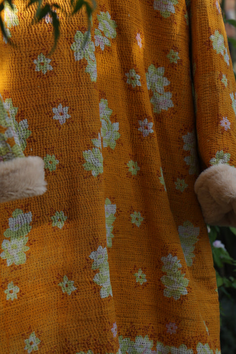 The Wanderlust Kantha Coat