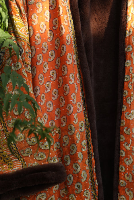 The Wanderlust Kantha Coat