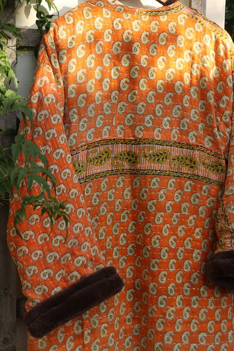 The Wanderlust Kantha Coat