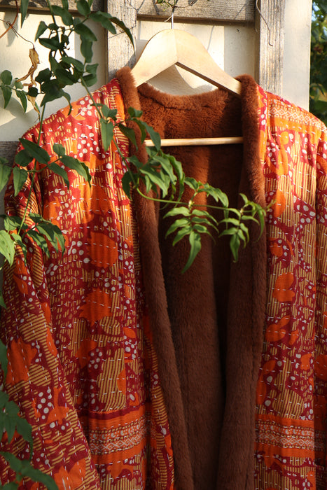 The Wanderlust Kantha Coat