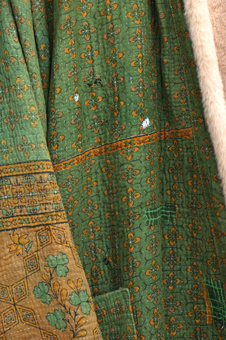 The Wanderlust Kantha Coat