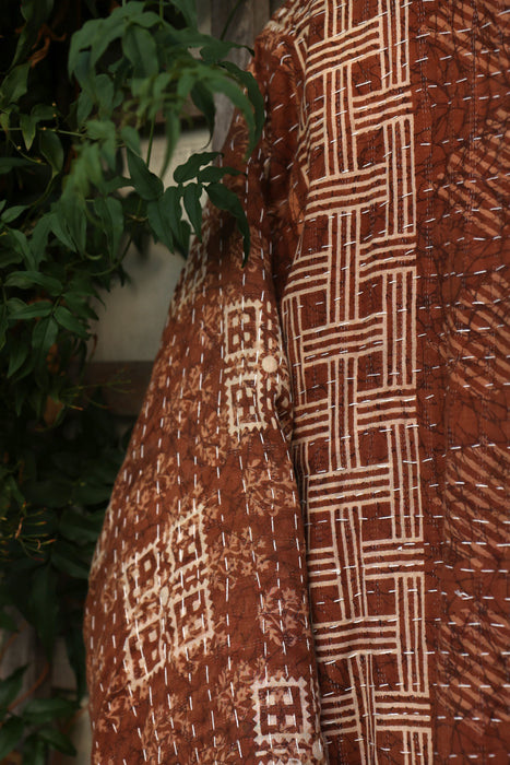 The Wanderlust Kantha Coat