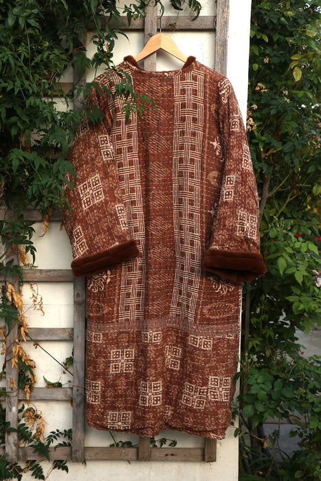 The Wanderlust Kantha Coat