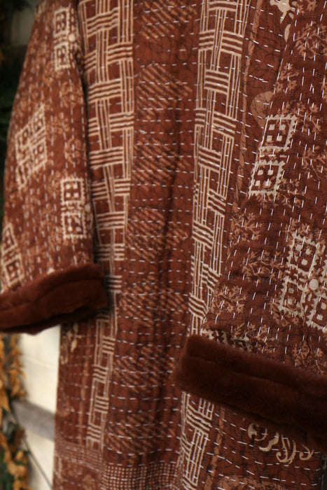 The Wanderlust Kantha Coat
