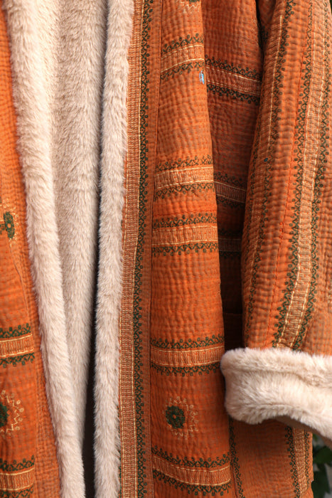 The Wanderlust Kantha Coat