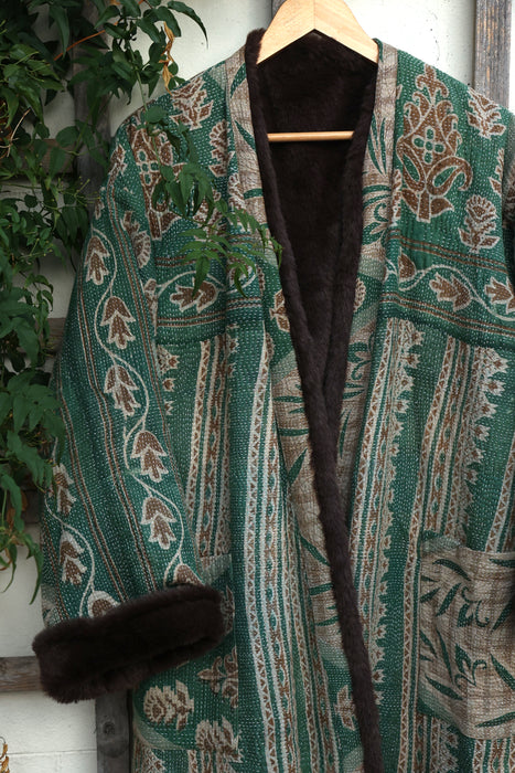 The Wanderlust Kantha Coat