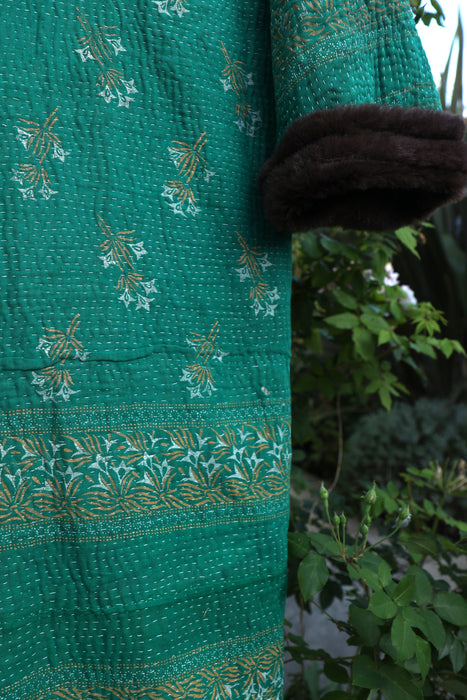 The Wanderlust Kantha Coat