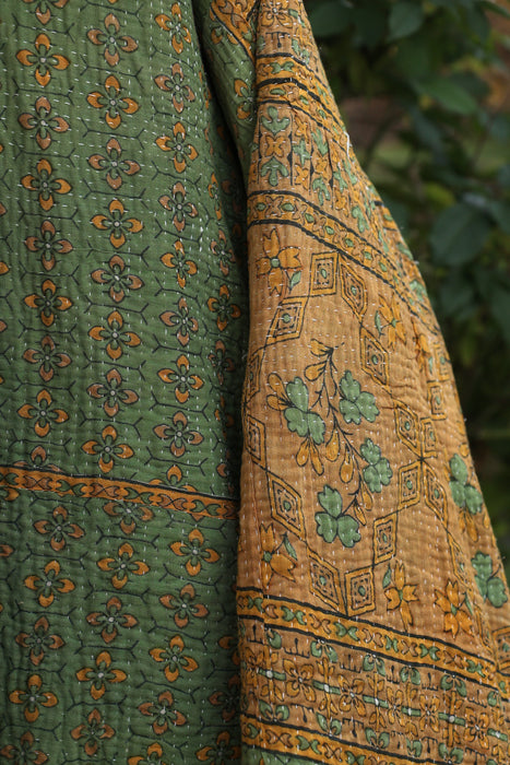 The Wanderlust Kantha Coat