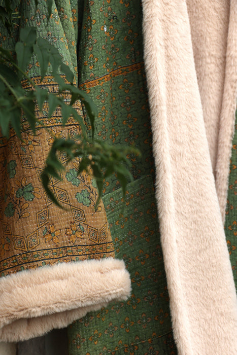 The Wanderlust Kantha Coat