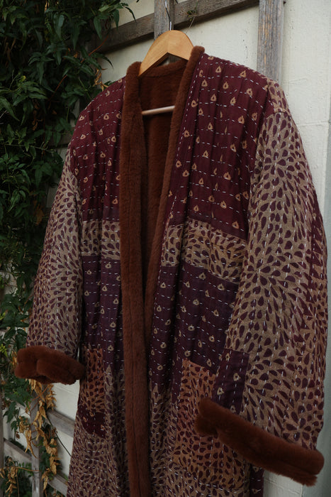 The Wanderlust Kantha Coat