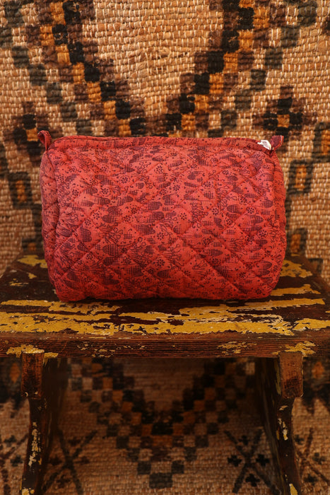 Indian Sari Washbag - Ditsy Floral