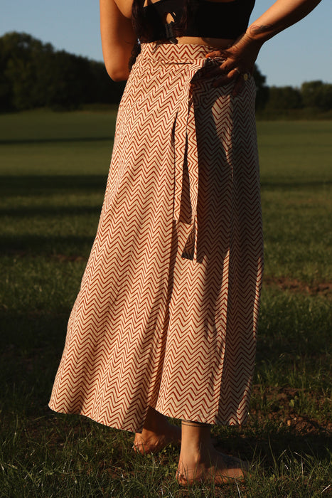 The Amrita Skirt - Rust