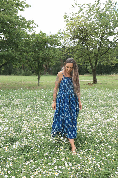 The Sol Dress - Indigo